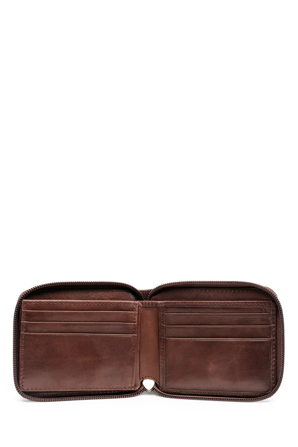 SWISSGEAR - 87000 Leather Zip-Around RFID Billfold Wallet with ID Flap - Image 9