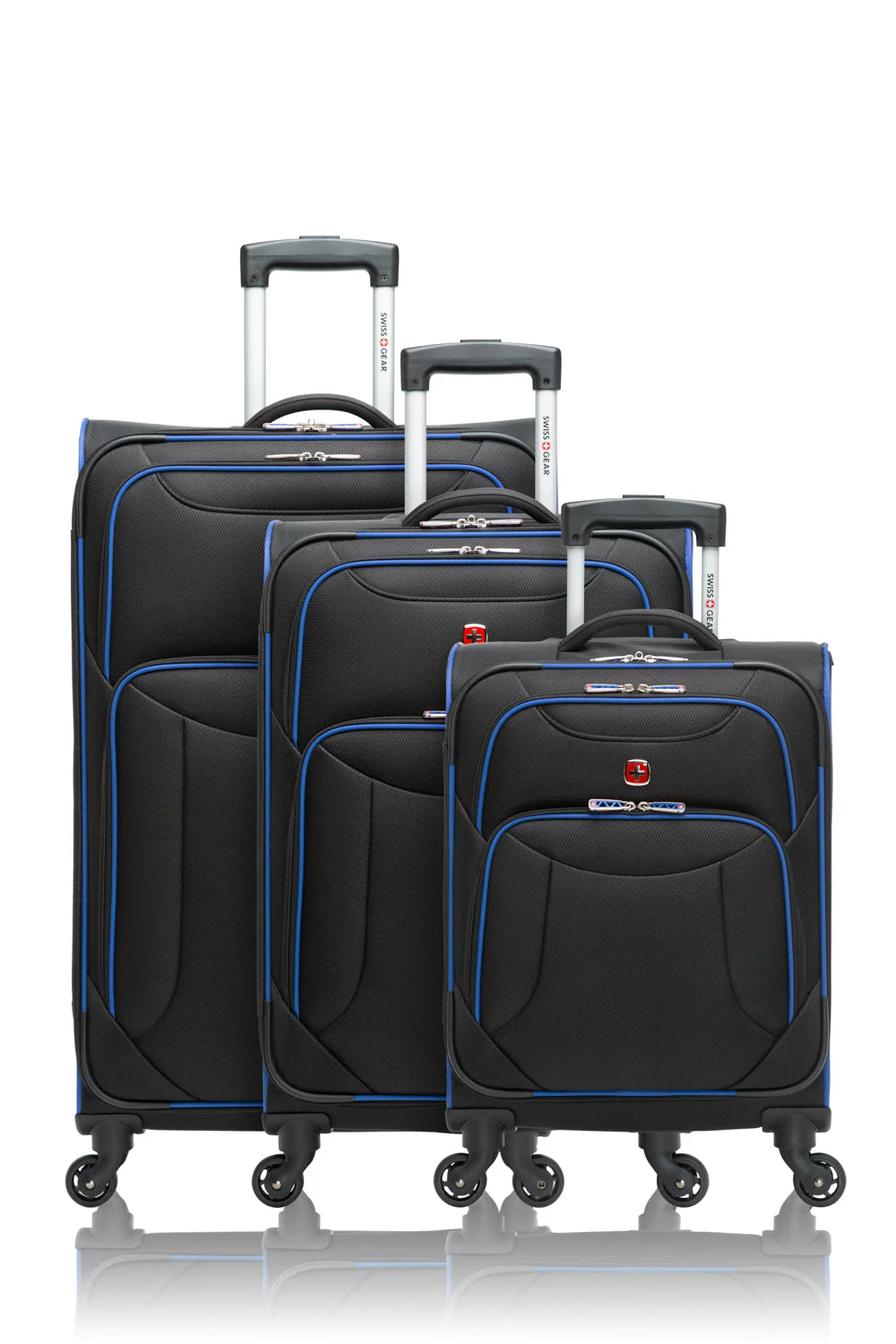 SWISSGEAR - Basel Collection Upright Luggage 3 Piece Set