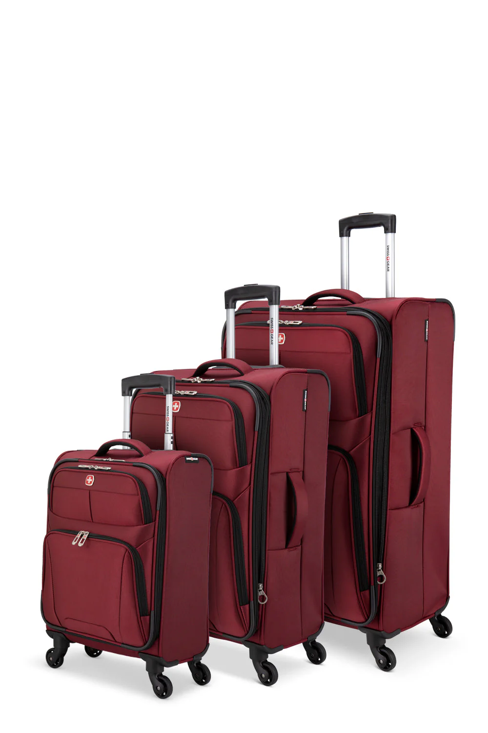 SWISSGEAR - Castelle Lite Collection 3 Piece Expandable Upright Luggage Set - Image 2