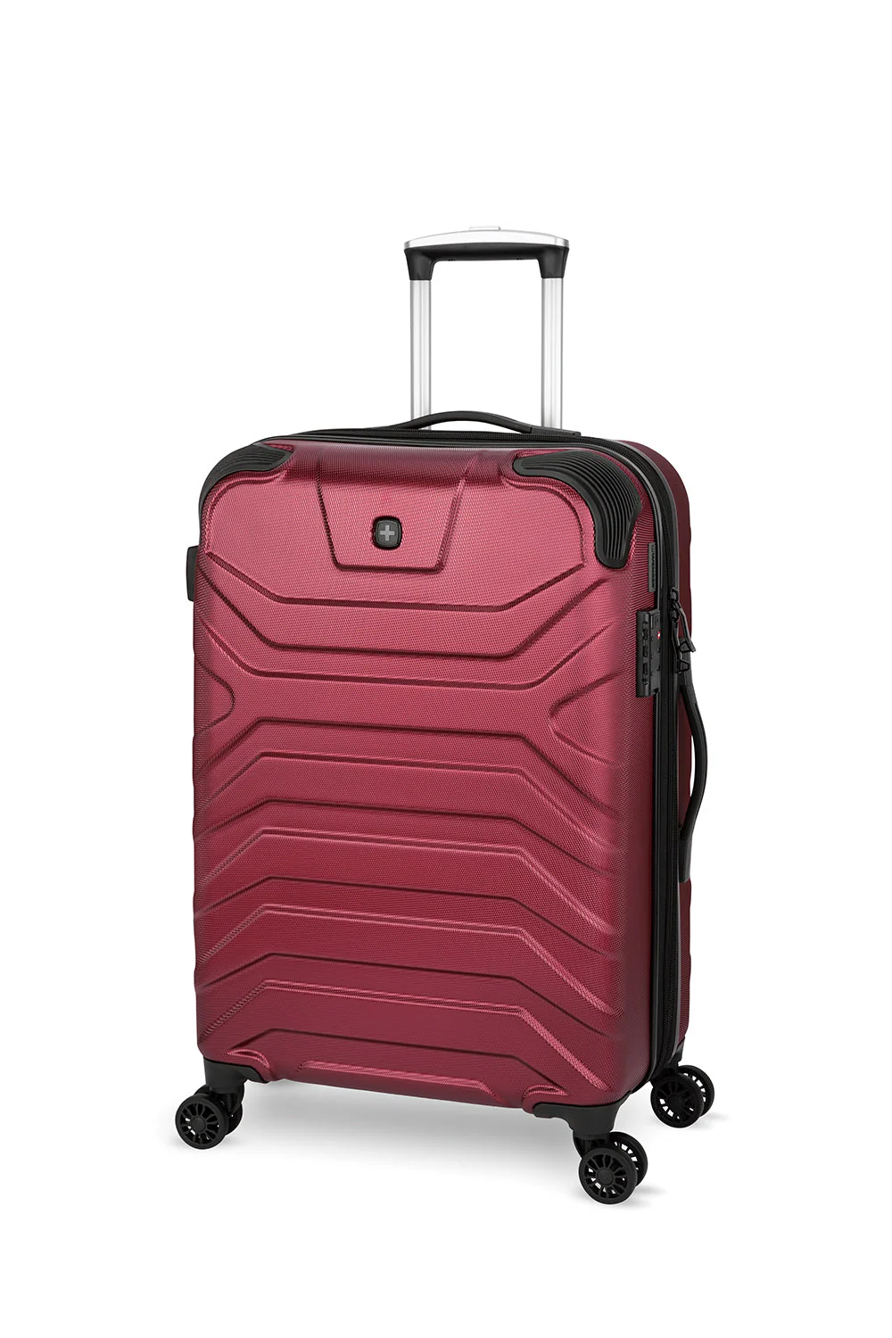 SWISSGEAR - Fortress Collection 24" Expandable Hardside Luggage-Black - Image 8