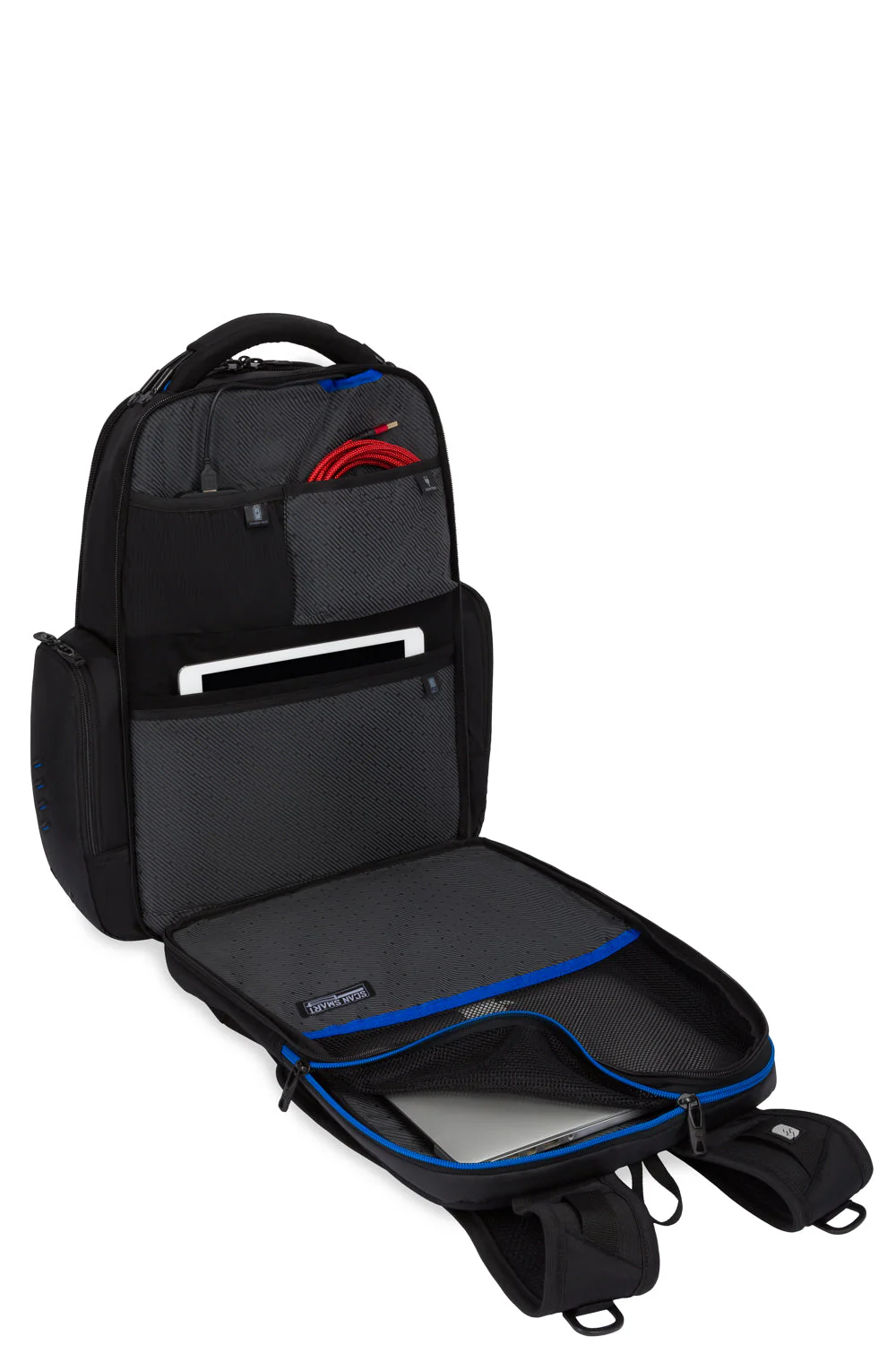 SWISSGEAR - Gamer Pro USB Gaming ScanSmart Laptop Backpack - Image 7