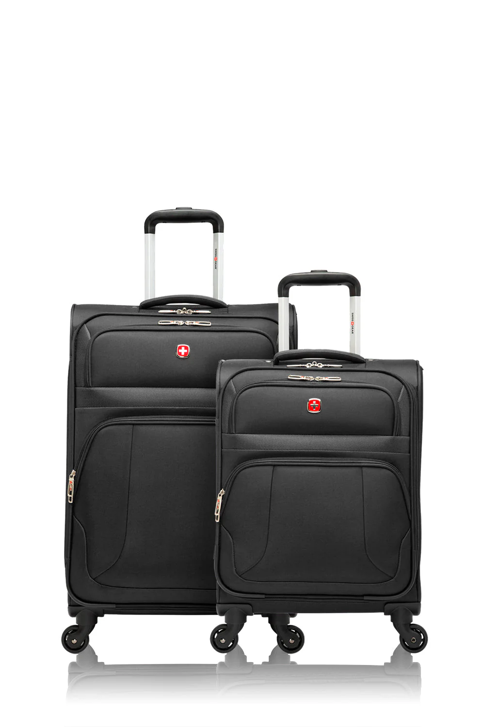 SWISSGEAR - ROUND TRIP II Collection Upright 2 Piece Set-Black - Image 2