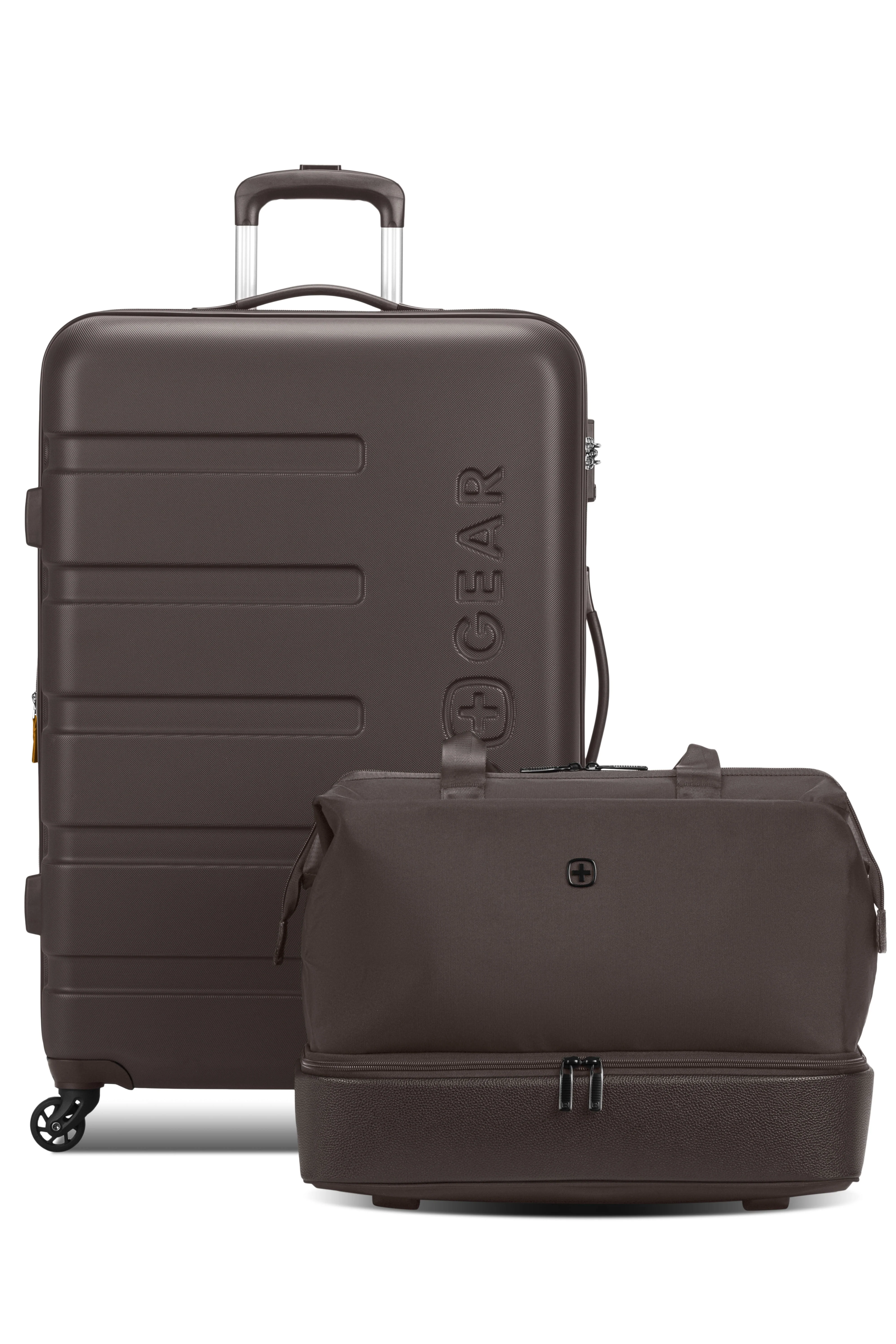 SWISSGEAR - Signature Large Checked Spinner and Weekender Tote 2-Piece Set - Image 21