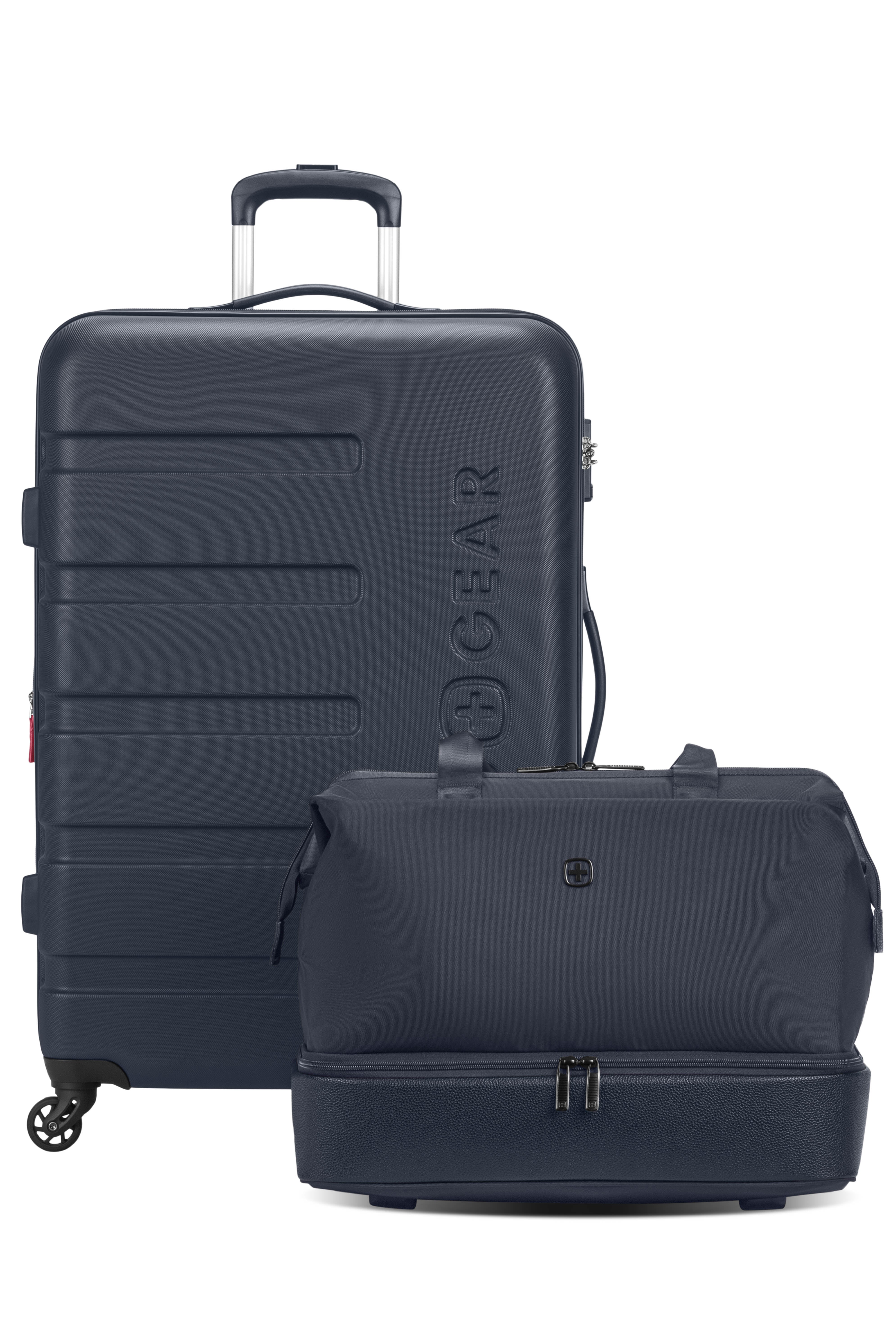 SWISSGEAR - Signature Large Checked Spinner and Weekender Tote 2-Piece Set - Image 41