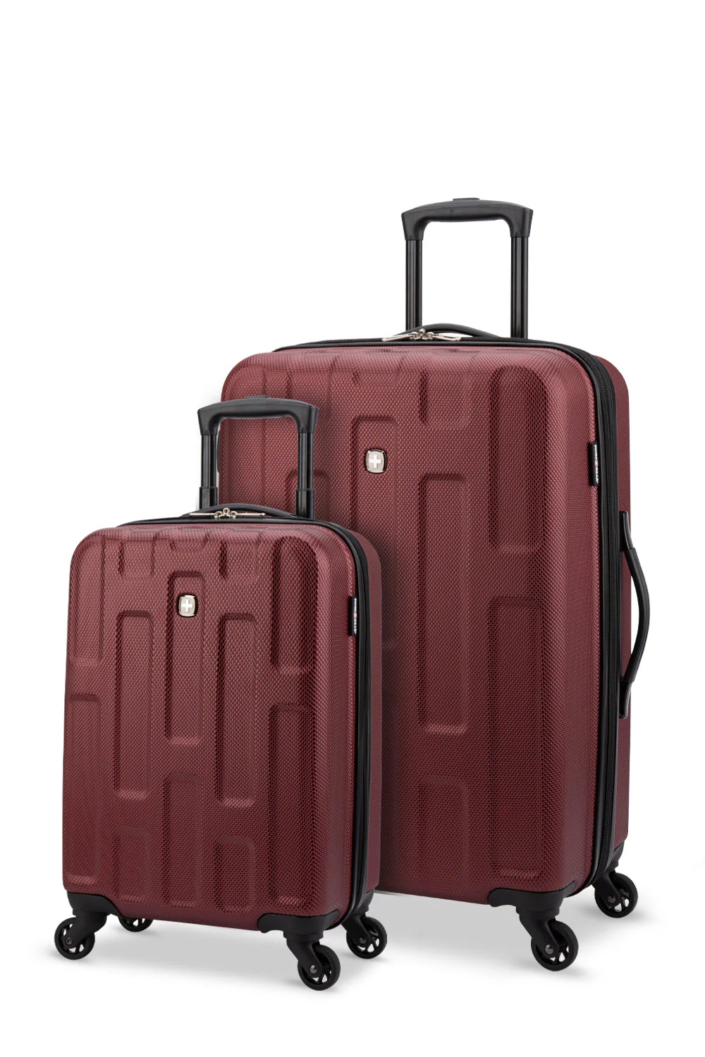 SWISSGEAR - Spring Break Collection Hardside Luggage 2 Piece Set-Black - Image 19