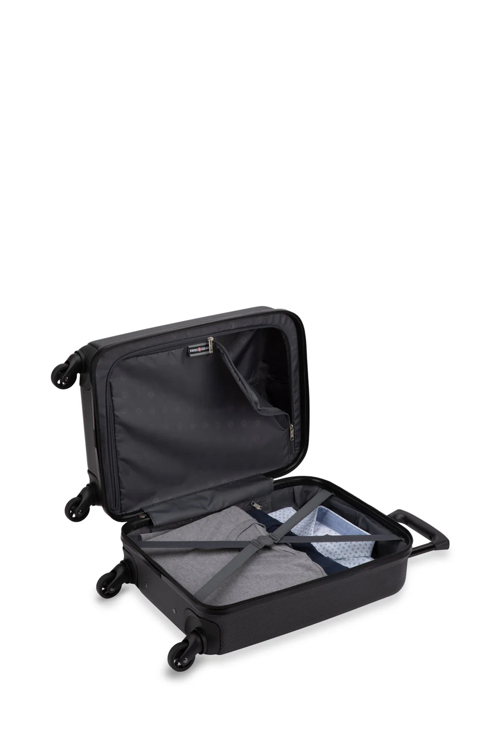 SWISSGEAR - Spring Break Collection Hardside Luggage 2 Piece Set-Black - Image 4