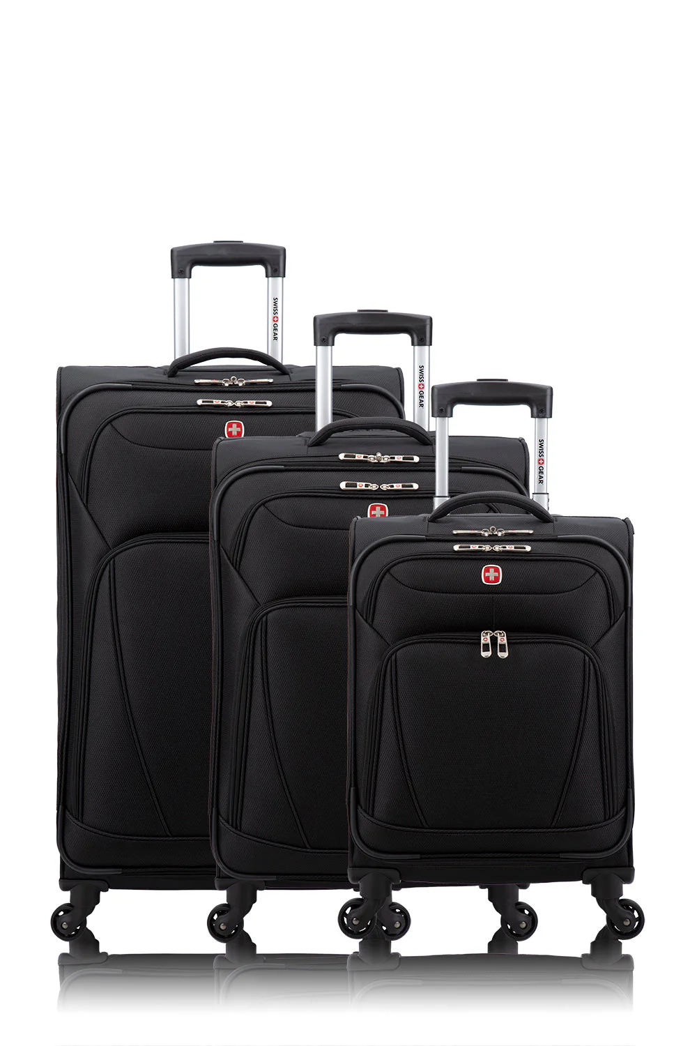 SWISSGEAR - Super Lite Collection 3 Piece Expandable Upright Luggage Set