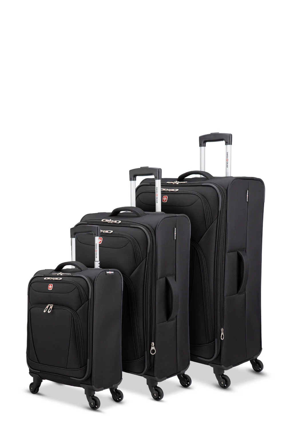 SWISSGEAR - Super Lite Collection 3 Piece Expandable Upright Luggage Set - Image 2