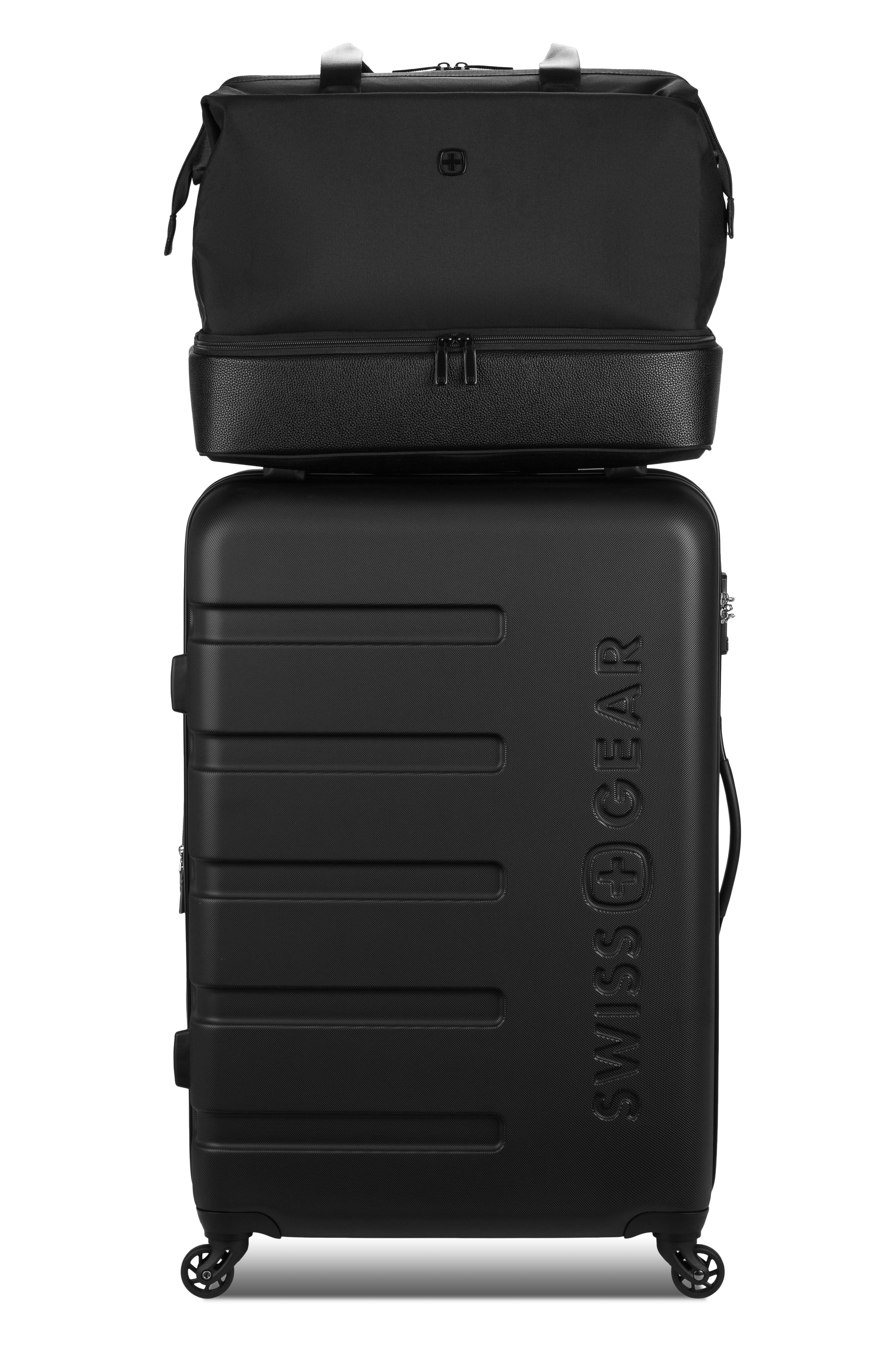 SWISSGEAR - Signature Large Checked in Black with Weekender Travel Tote - Image 20