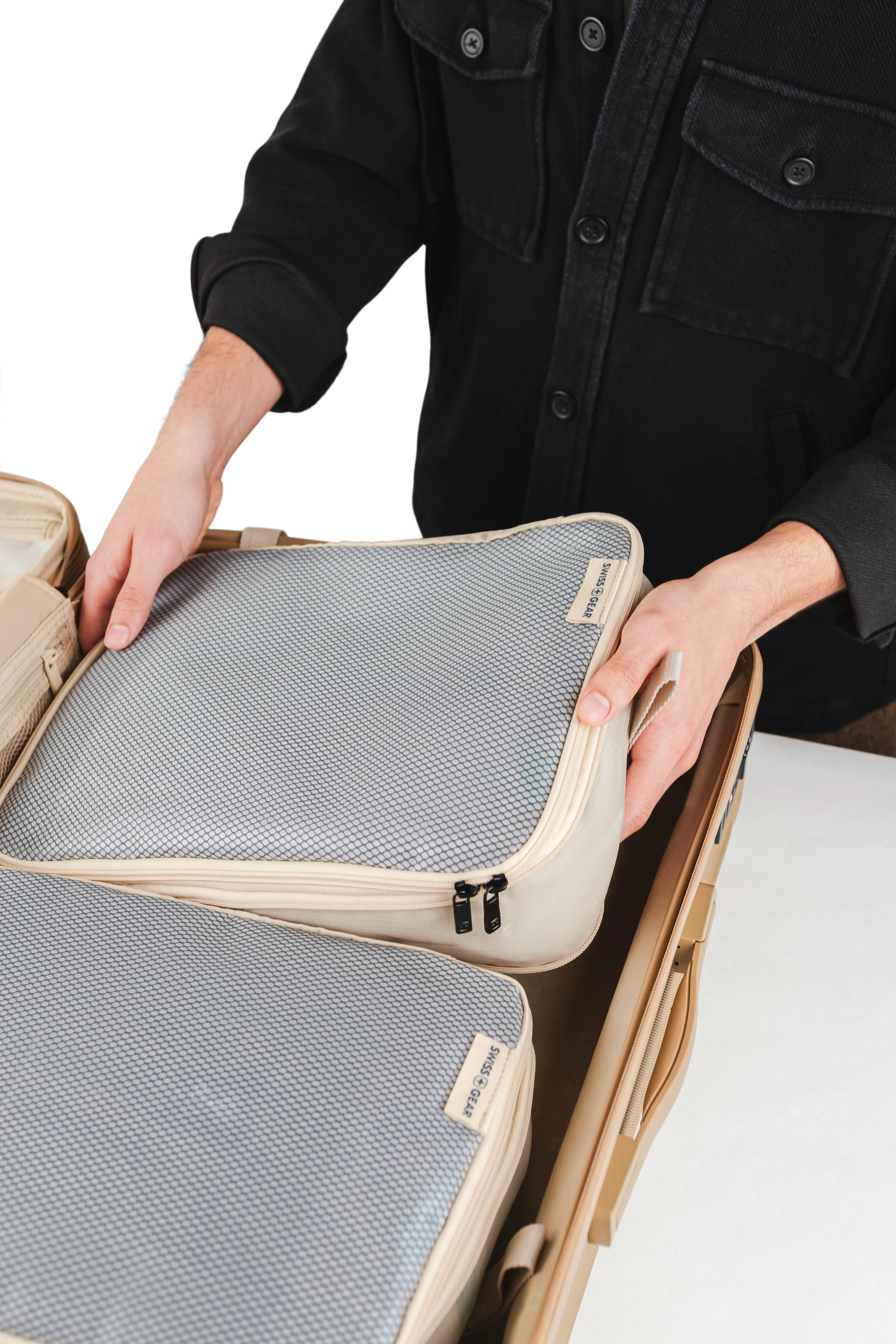 SWISSGEAR - Travel Smart 3-Piece (S/M/M) Packing Cube Set - Image 4