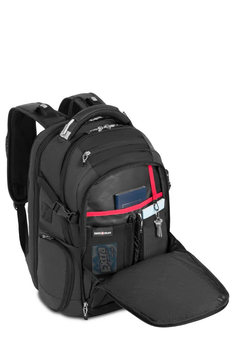 SWISSGEAR - Travel Tech Elite USB ScanSmart Laptop Backpack - Image 39