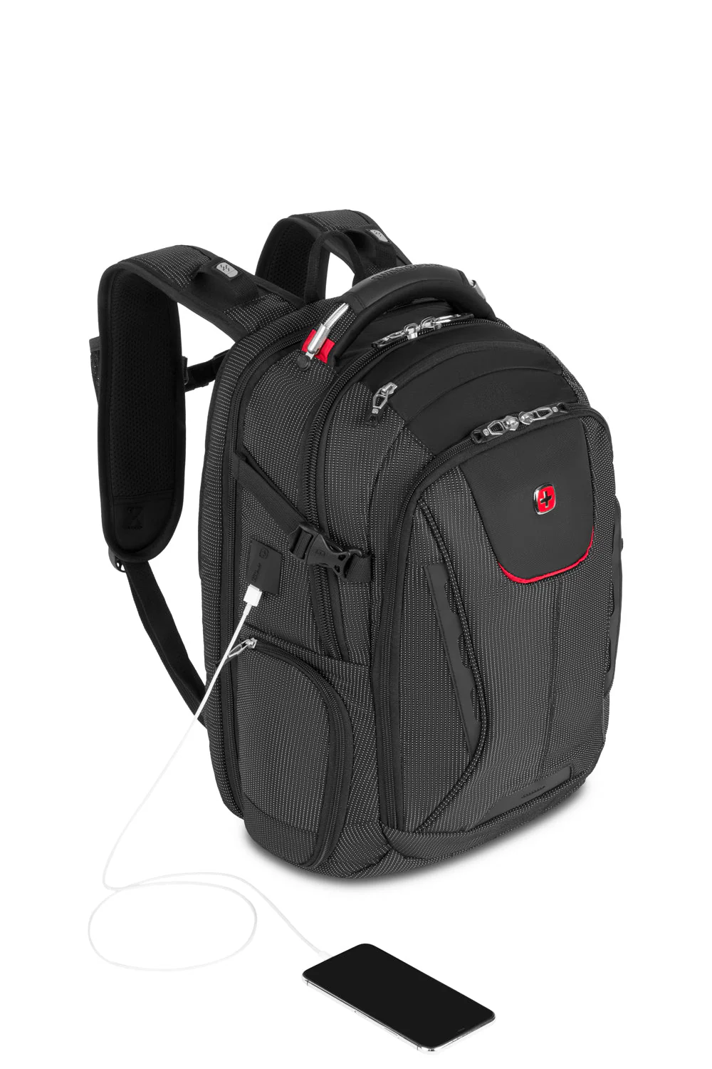 SWISSGEAR - Travel Tech Elite USB ScanSmart Laptop Backpack - Image 57