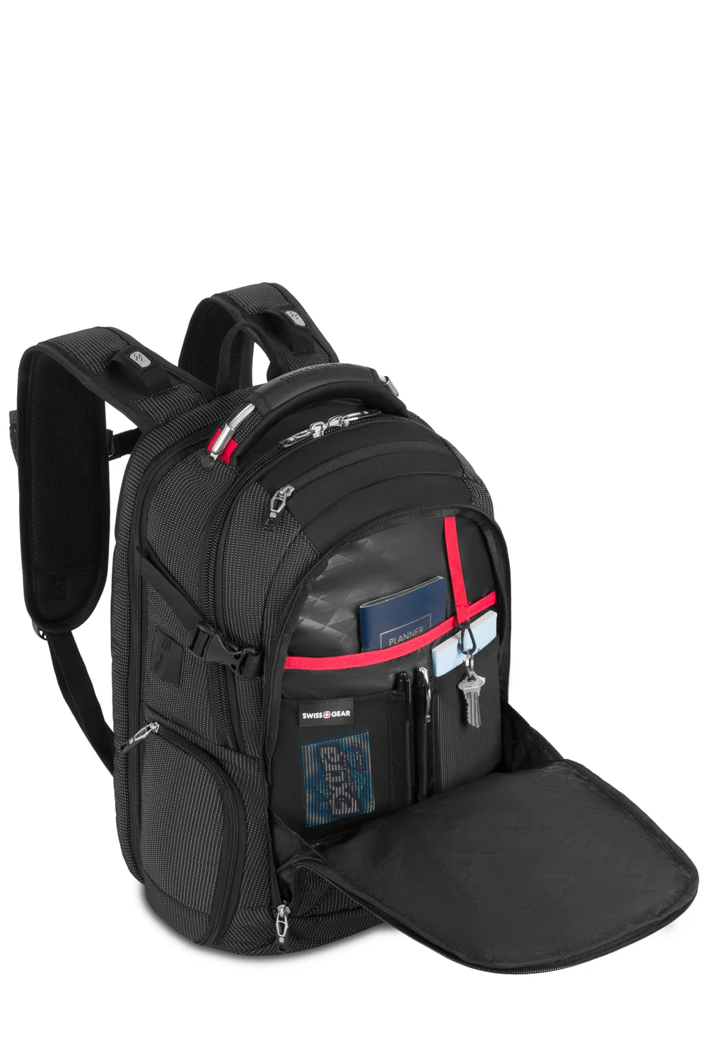 SWISSGEAR - Travel Tech Elite USB ScanSmart Laptop Backpack - Image 59