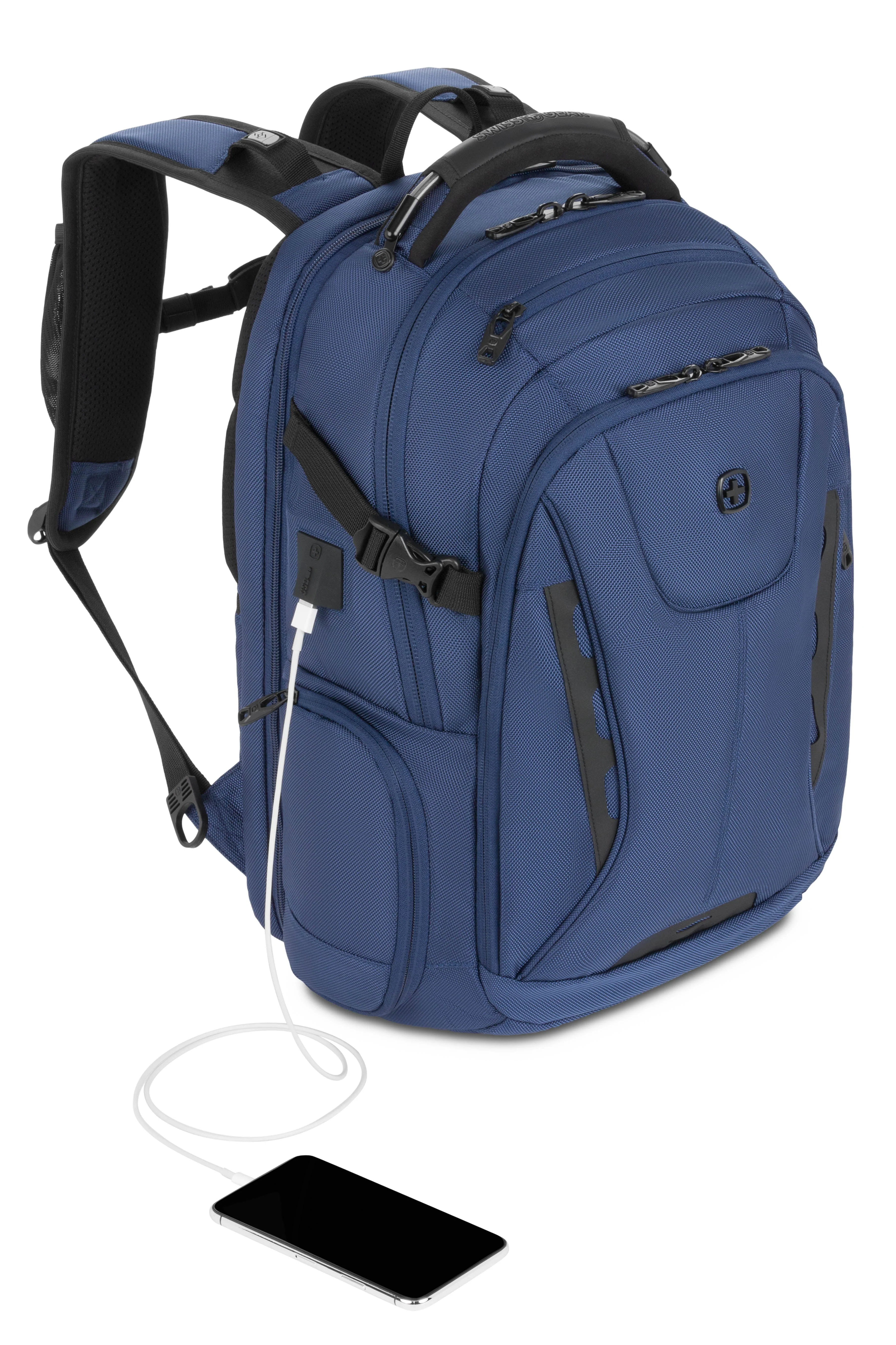 SWISSGEAR - Travel Tech Elite USB ScanSmart Laptop Backpack - Image 9