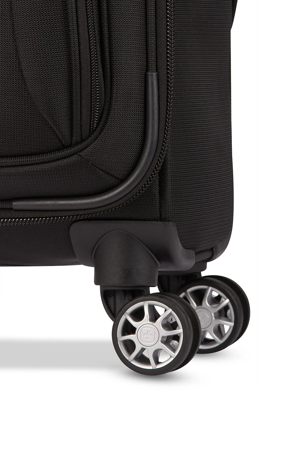 Wenger - Essential Collection Softside Luggage 3 Piece Set-Black - Image 5